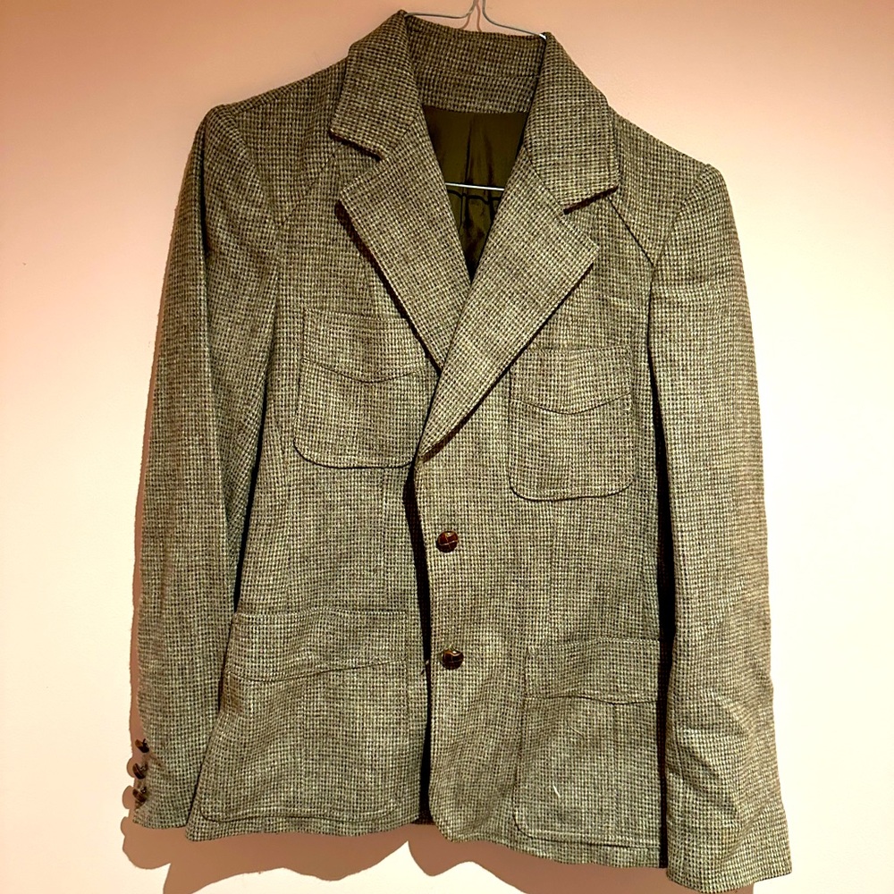 PBD vintage 70s tweed jacket
